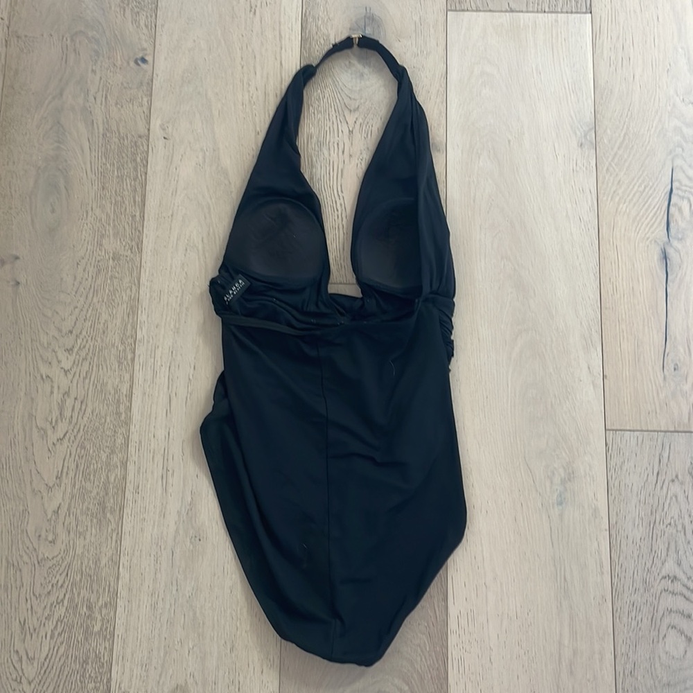 Black one piece swim suit - Picture 2 of 3